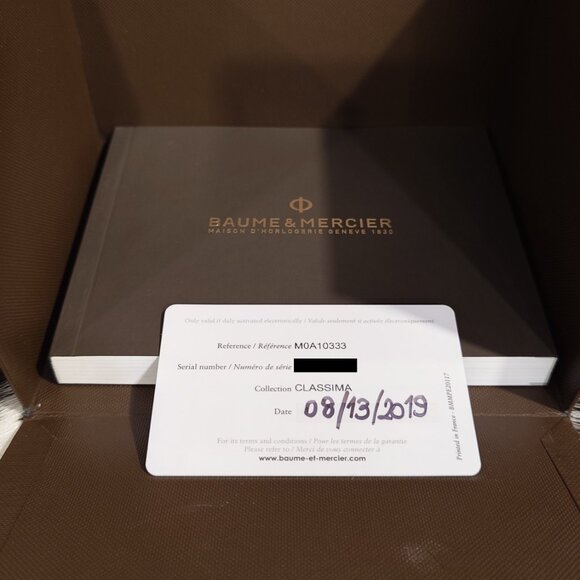 Baume & Mercier Classima Date Automatic M0A10333 c2019 **NEW** - Picture 14 of 14